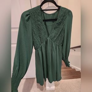 Cupshe dark green dress.  Size M